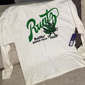 Men’s Runtz White Long Sleeve Graphic Tee